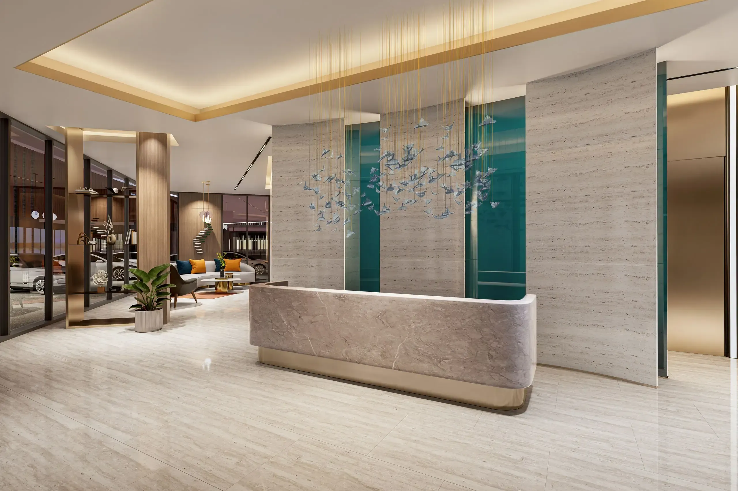 Al Hamra Waterfront Entrance Lobby.webp