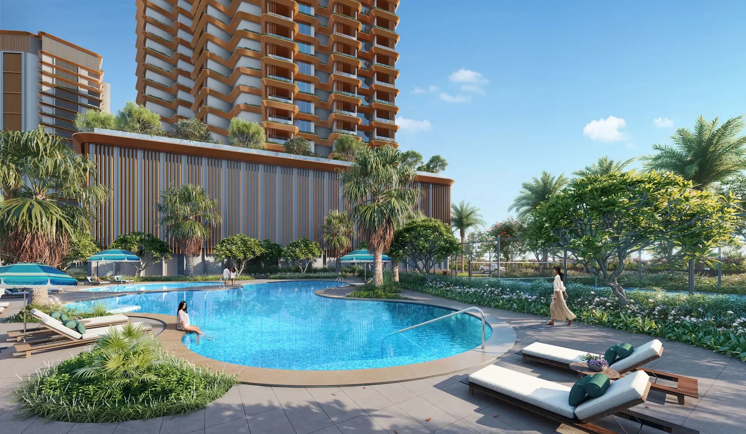 Al Hamra Waterfront Pool View-Tower E.webp