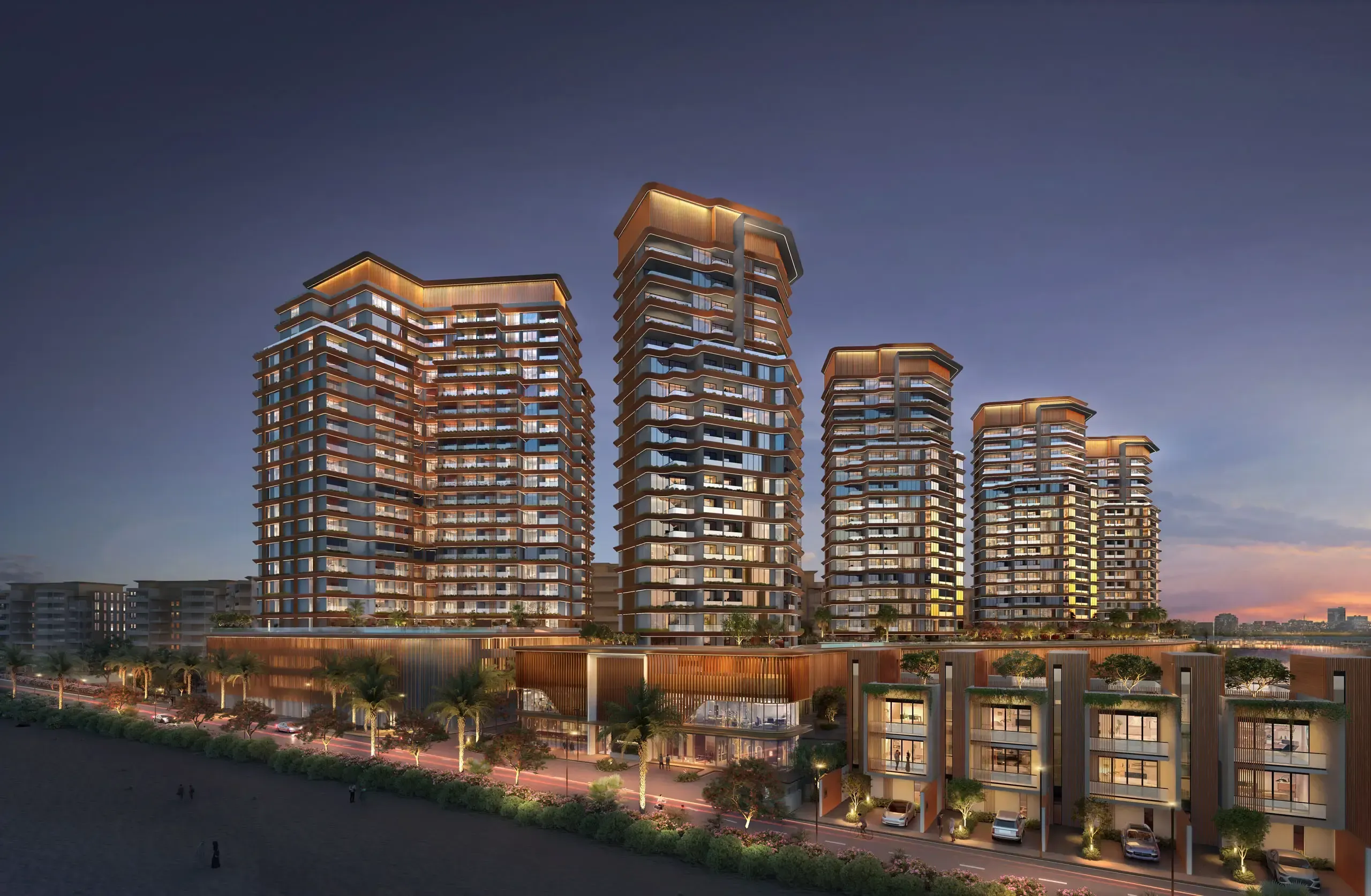 Al Hamra Waterfront Villa to Tower View.webp
